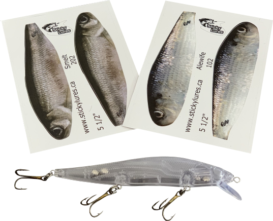 Jerkbait Minnow Stickylures Kit - KAS102