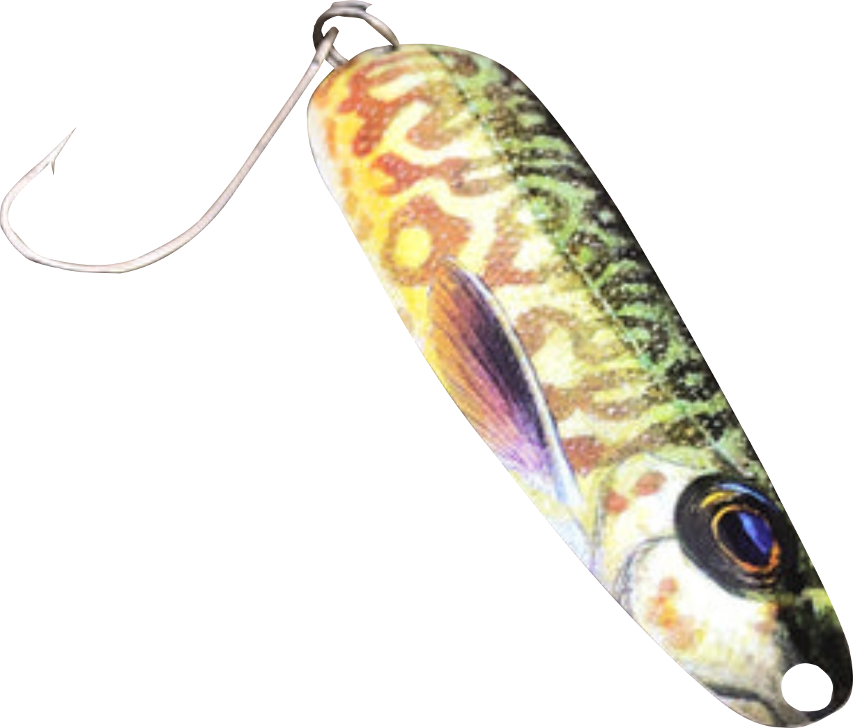 Smallmouth bass - fishing spoon