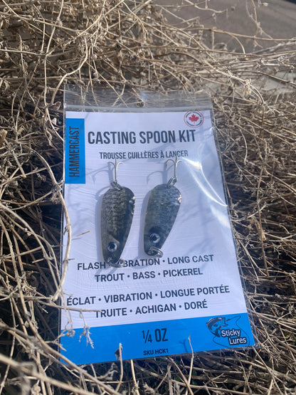 Wabler Hammercast Spoon Kit – Reaction Strike Casting Set