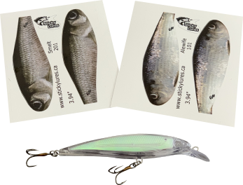 Jerkbait Minnow Stickylures kit KAS101