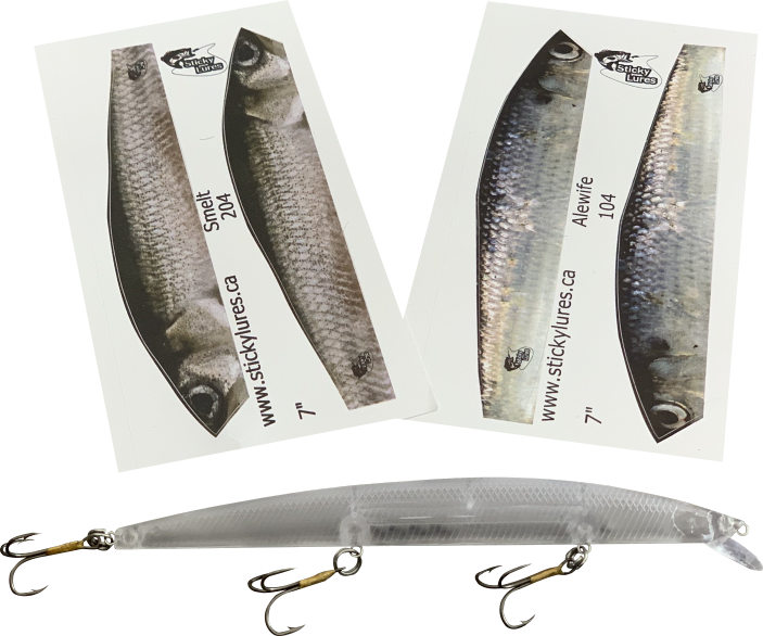 Jerkbait Minnow Stickylures Kit - KAS104