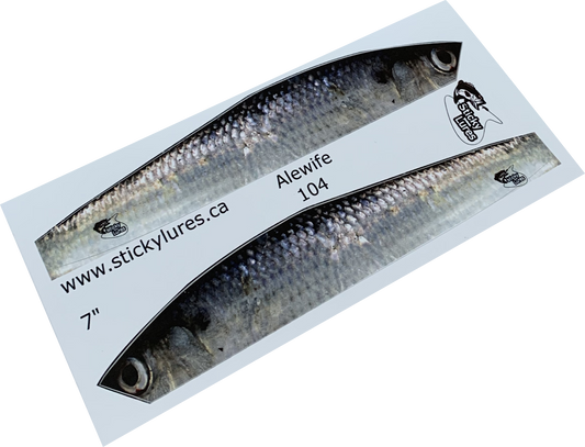 Jerkbait Minnow Alewife Sticky -SA104